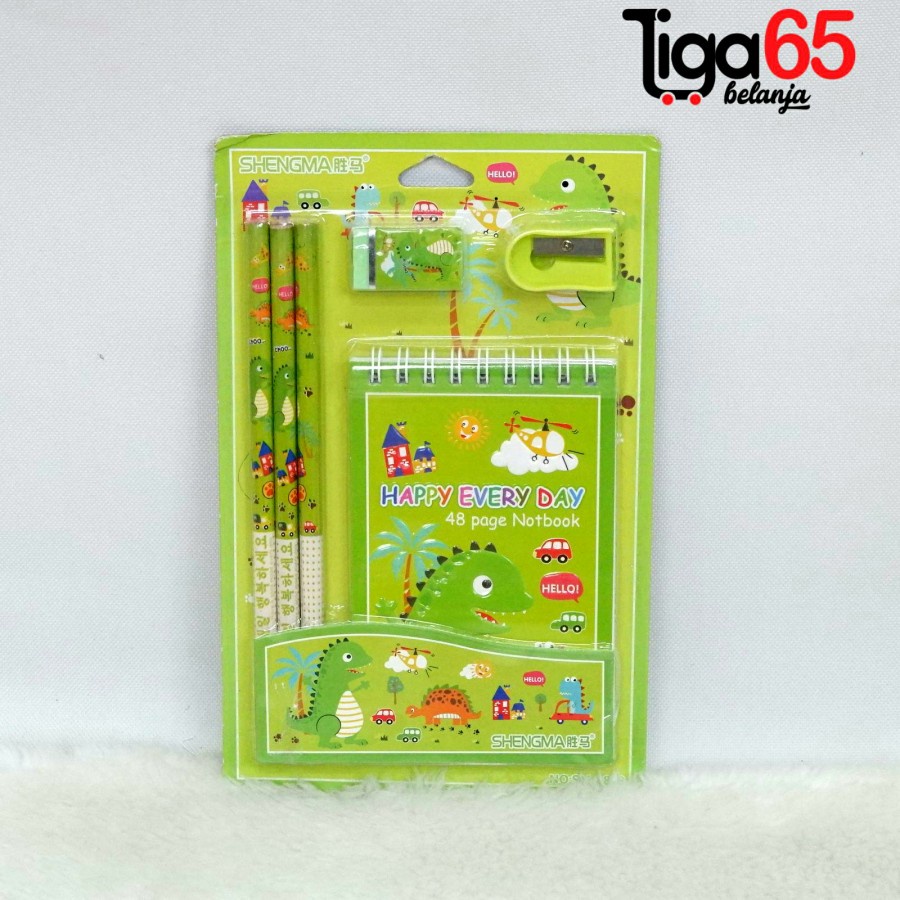 365 STATIONERY SET #40134 Buku &amp; Alat Tulis Anak / Karakter Fancy Gambar Lucu