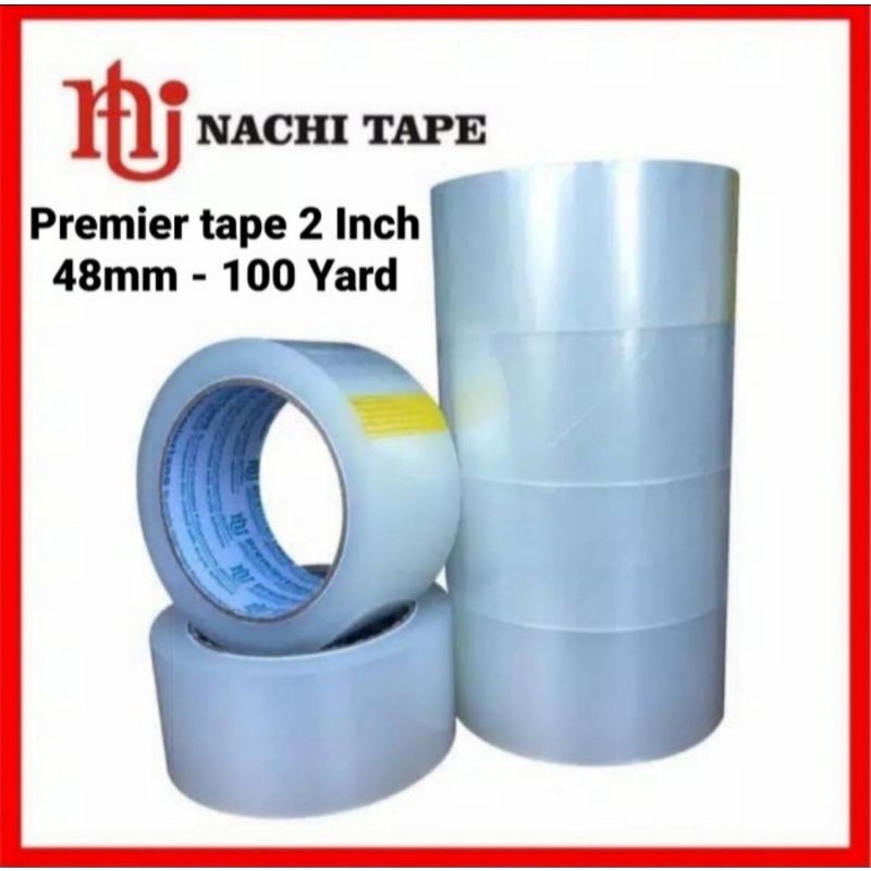 

Lakban / Plakban / OPP 2 Inch Nachi PREMIER Tape 48mm 100 Yard