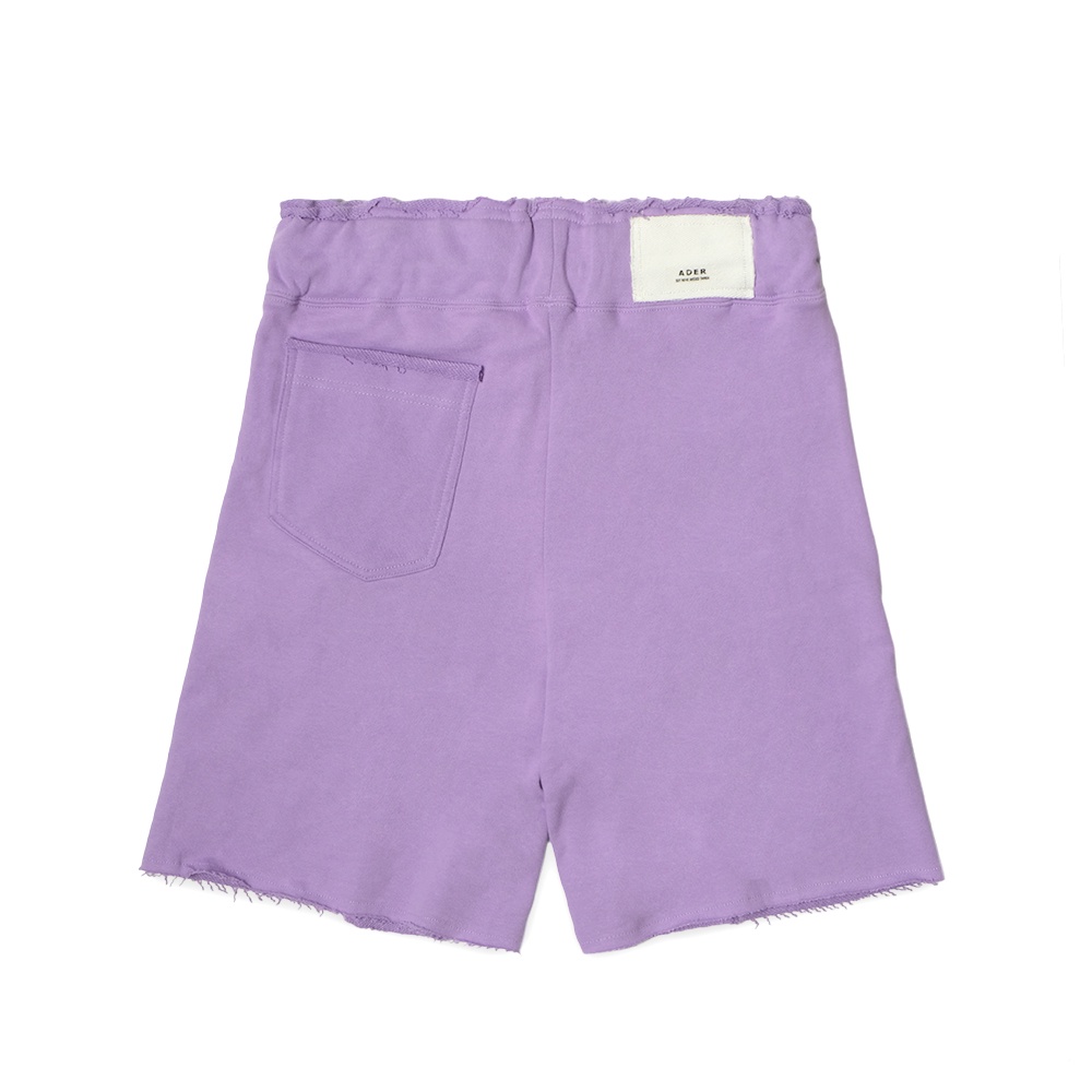 Ader Error Scratch Text Shorts Purple