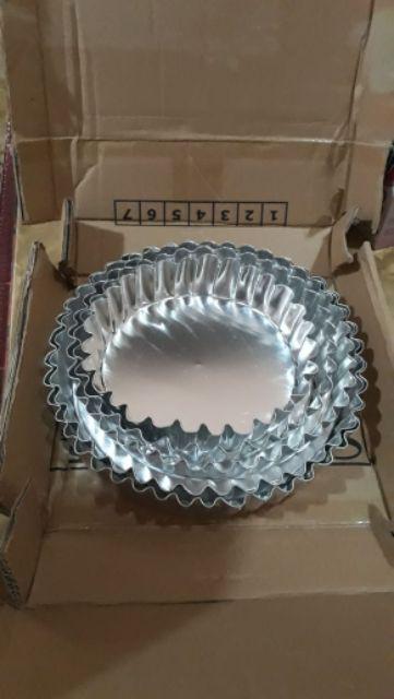 1 Set Loyang Aluminium Bongkar Pasang Kue Pai (pie)