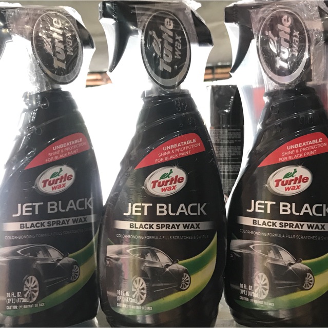 Turtle Wax Jet Black Spray Wax