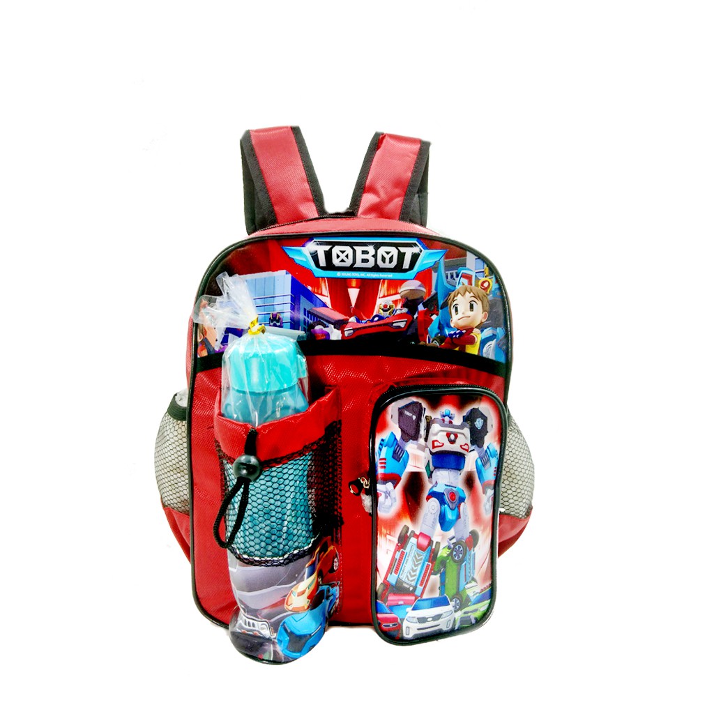 PROMO TAS TERMURAH Ransel Sekolah TK  Anak Laki Laki Motif Kartun T0B0T