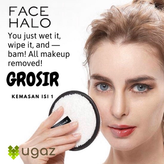 Pembersih Wajah - Pembersih make up ajaib - Face Halo Grosir Isi 1