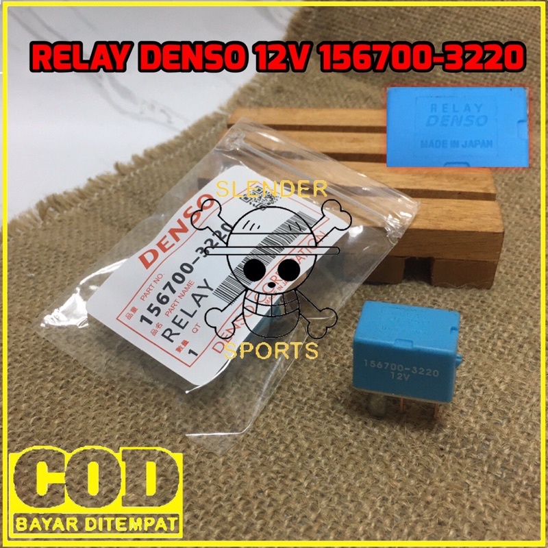 RELAY DENSO 12V KAKI 4 - RELAY DENSO 12V K4