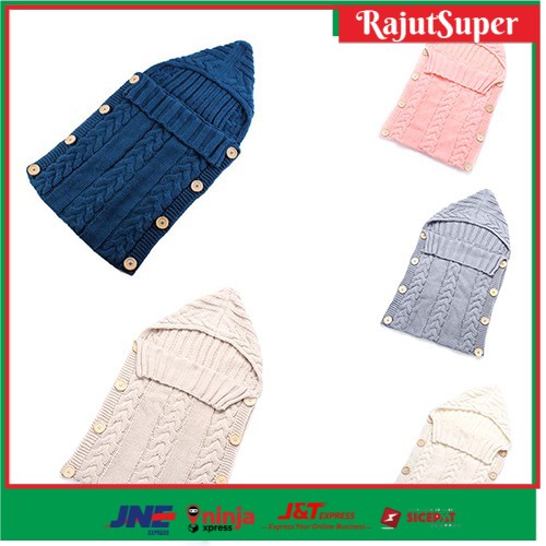 Nursery Baby Swaddling Soft Blanket Newborn Infant Knit Winter Swaddle Towel