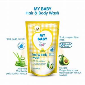 MY BABY HAIR &amp; BODY WASH REFILL 400 ML / MILK BATH 400 ML / BATH TELON PLUS 400 ML