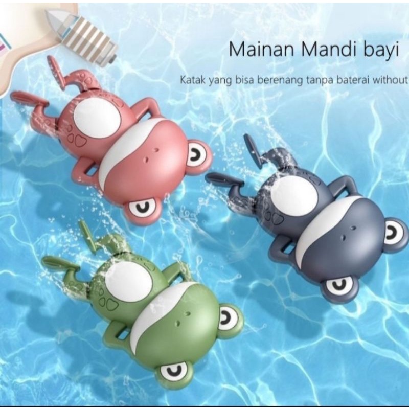 ( Mia ) Mainan Anak Kura Kura Bergerak Berenang / Mainan Mandi Bayi Buaya Kura Kura Berenang