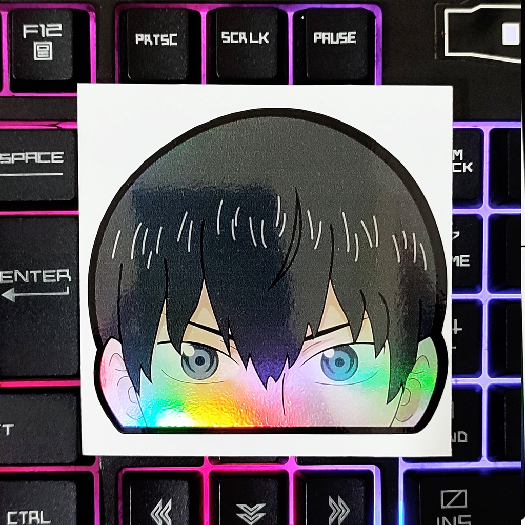 STICKER STIKER HOLOGRAM ANIME - KAGYAMA TOBIO -HAIKYU - STIKER ANIME HOLOGRAM