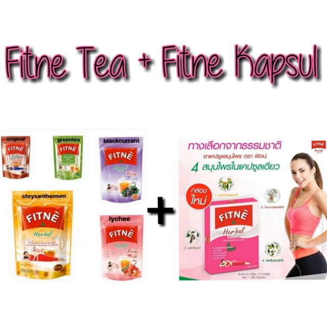 Fitne Tea + Fitne Kapsul ( READY STOCK )