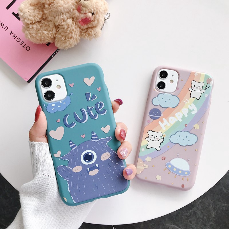 Little Monster Soft Case OPPO F11 F9 Pro A3S Realme C1 A57 A39 F1S A83