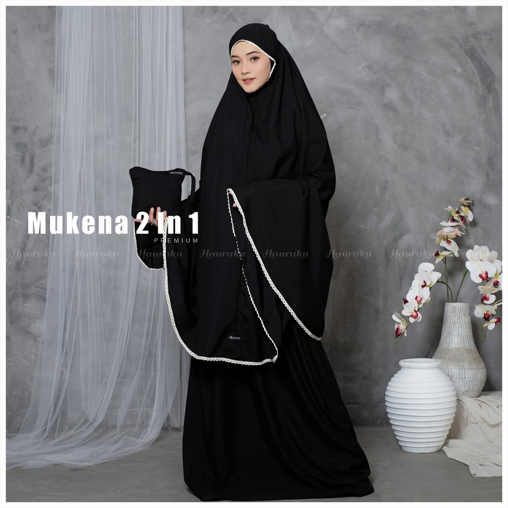 Mukena 2 In 1 Dewasa Katun Premium