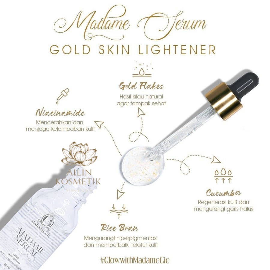 MADAME GIE Skincare Clarify Face Toner Facial Foam Face Wash Toner Serum Skin Lightener by AILIN