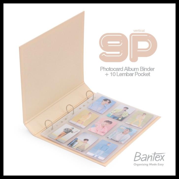 

Bantex Photocard Album A4 3 Ring Binder Tropica Color Peach8322P