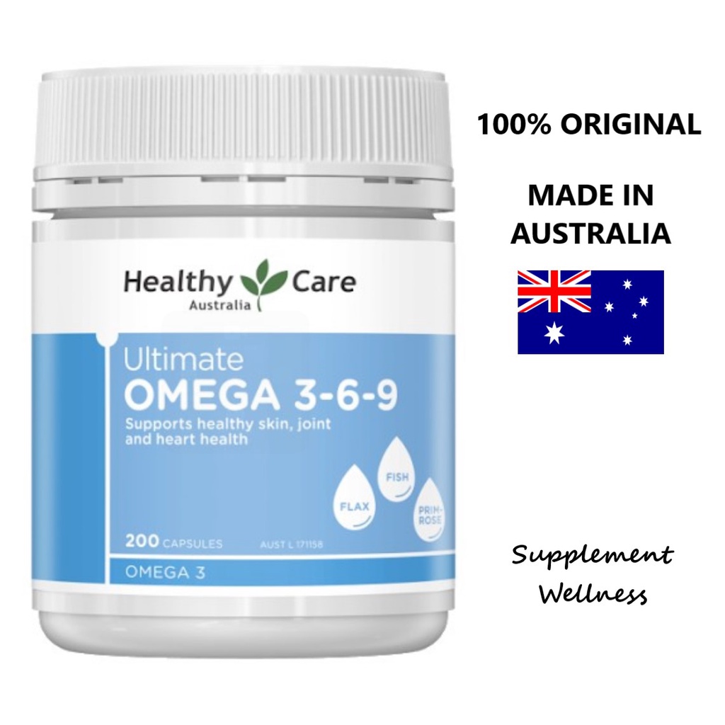 Healthy Care Ultimate Omega 3-6-9 - 200 caps