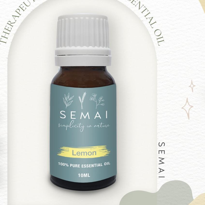 ✪ SEMAI Lemon Essential Oil Diffuser Aromatherapy Minyak Atsiri ●