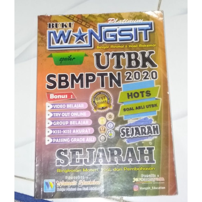 Preloved Wangsit Sejarah 2020