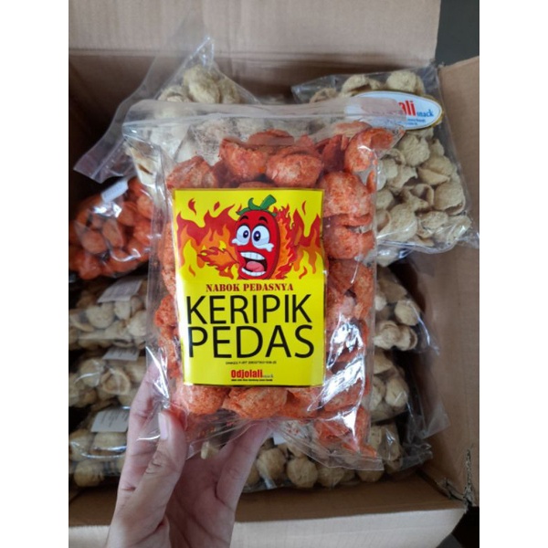 

Keripik Tahu Pedas Odjolali