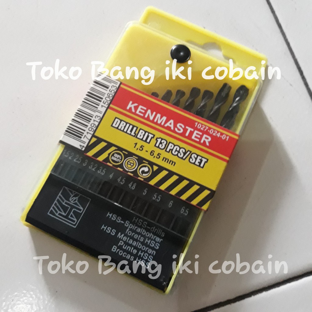 Mata Bor Besi 1set 13pcs Original Drill Bit