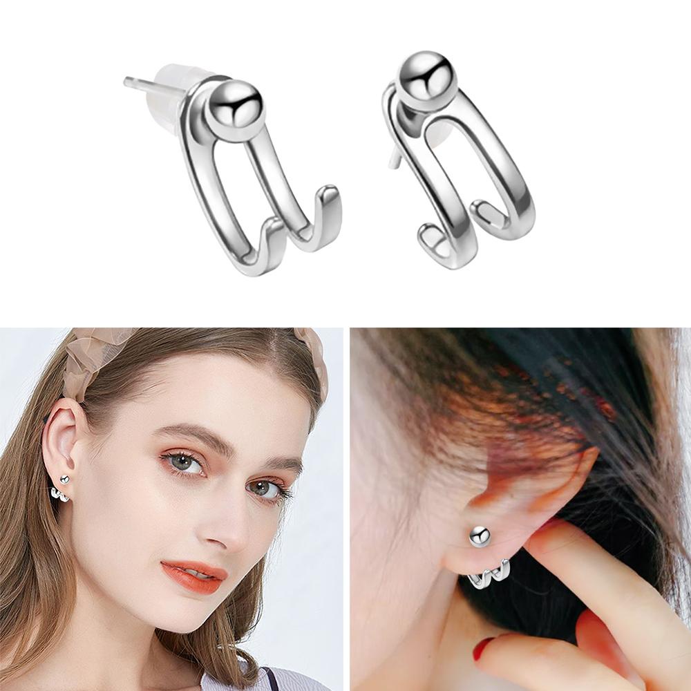 Top Type C Anting Hadiah Wanita Simple Korean