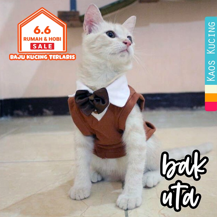 Kaos tuxedo untuk kucing &amp; anjing /Jual Baju Kucing Terlengkap &amp; Berkualitas size S-XL