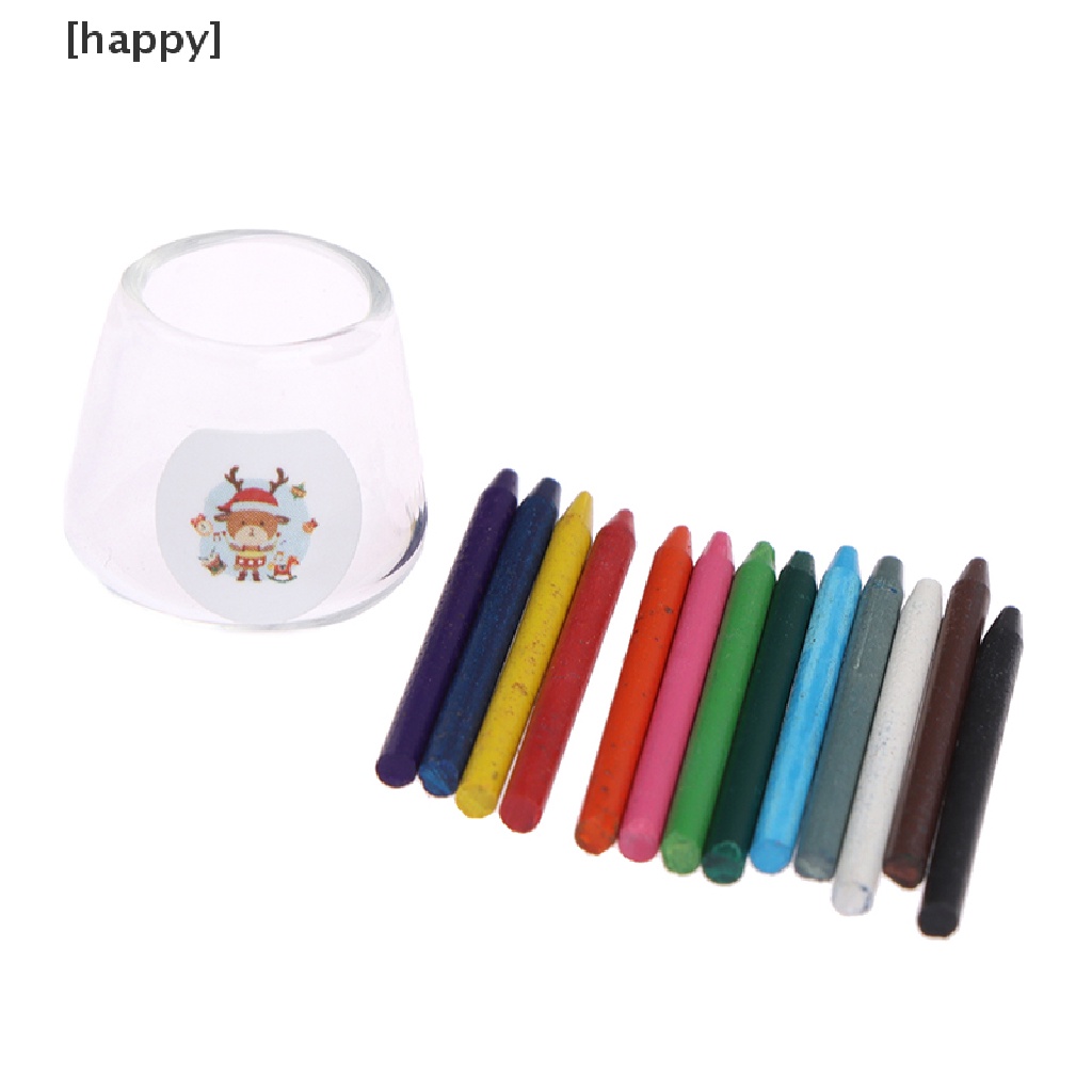 Ha 1 Set Miniatur Crayon Untuk Aksesoris Rumah Boneka