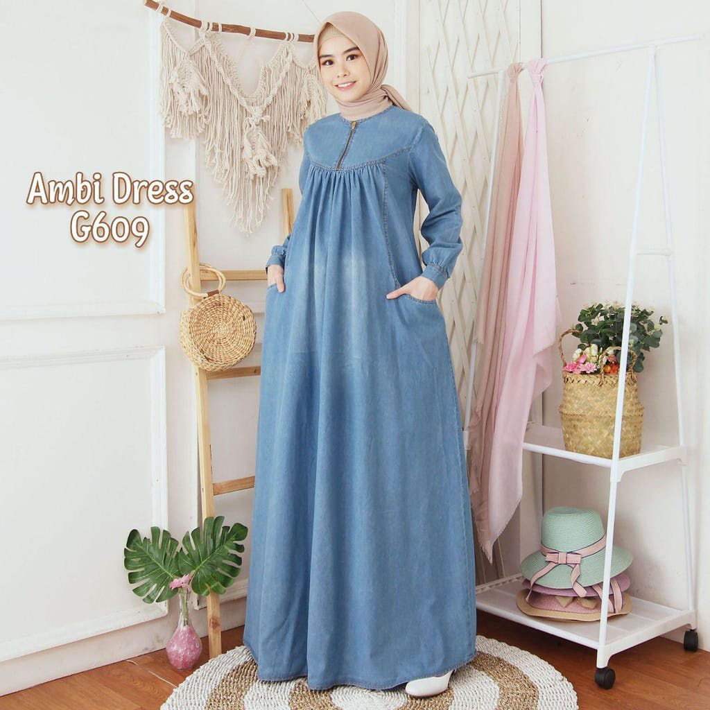 Ambi Dress Jeans Jumbo Busui