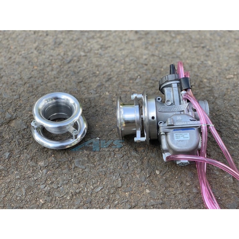 VELOCITY 2 STAGE KARBU KARBURATOR PE PWK PJ 28mm 32mm 35mm VELOCITY 2STAGE TUMPUK CORONG KARBURATOR 