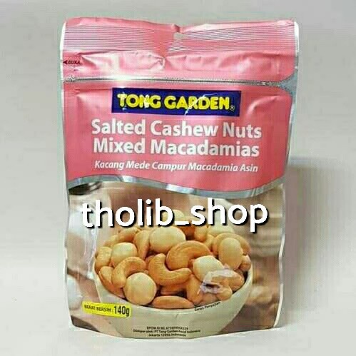 

tong garden salted cashew nuts mixed macadamias 140gr