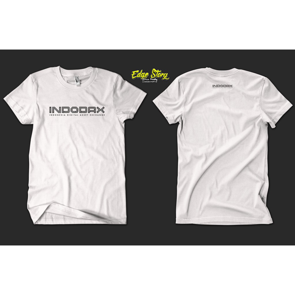 KAOS BAJU INDODAX CRYPTO PEMAIN SAHAM DUNIA