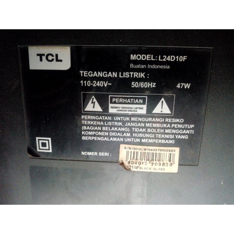 jual mesin TCL 24 inch