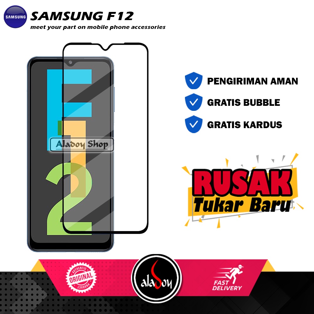 Tempered Glass Samsung F12 Anti Gores Layar Screen Protector