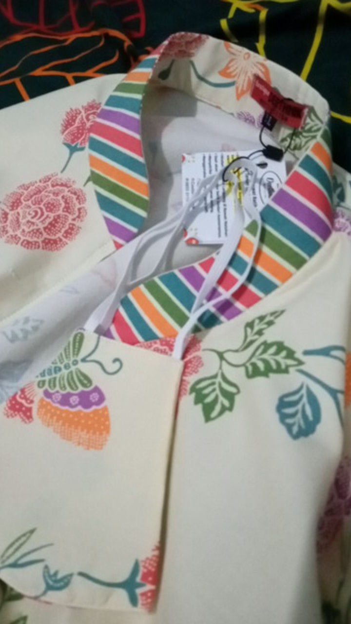 Blus Batik Peplum Baju Batik Kerja Baju Batik Modern Baju Batik Lapis Trikot Deethnik