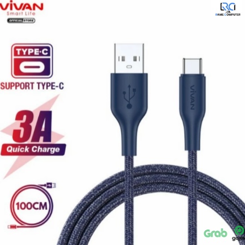 KABEL DATA VIVAN FC 100s 3.0A TYPE -C