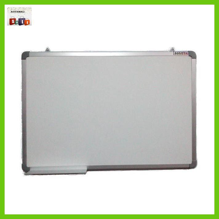 

Silutala- Papan Tulis White Board Uk. 60X90 Magnetic -Ori.