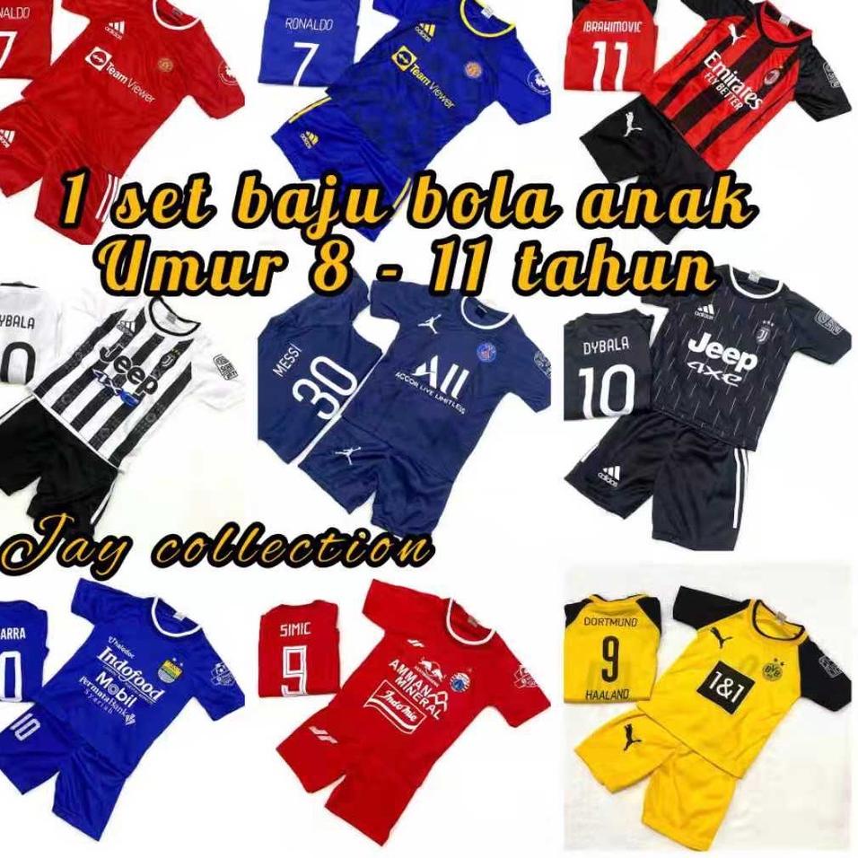 PWI.56996 ‣ / SET BAJU BOLA ANAK UMUR 8-11 TAHUN / SETELAN BAJU BOLA ANAK2021 / BAJU FUTSAL ANAK / K