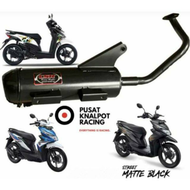 knalpot racing beat fi / beat karbu / beat pop/ beat eco