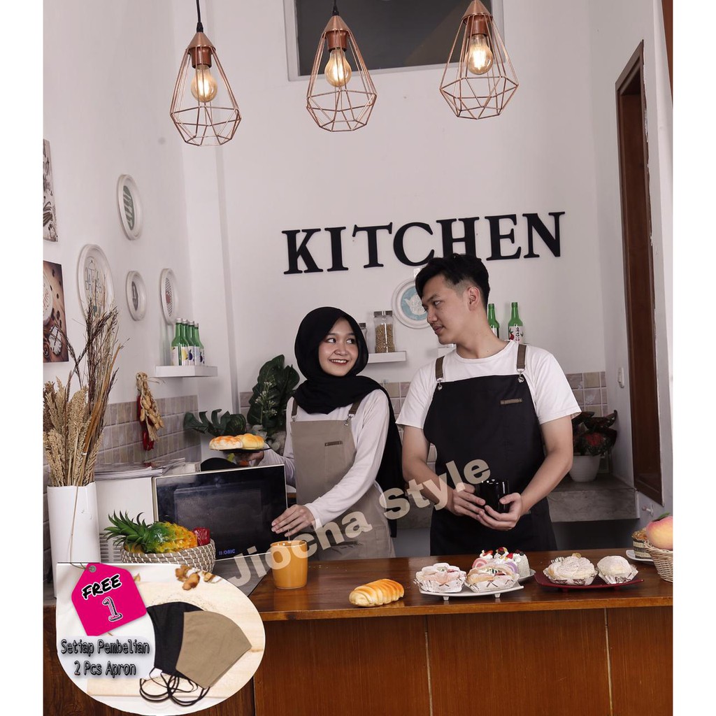 APRON / CELEMEK / APRON MASAK / APRON BARBER / APRON CHEF /APRON BARISTA /