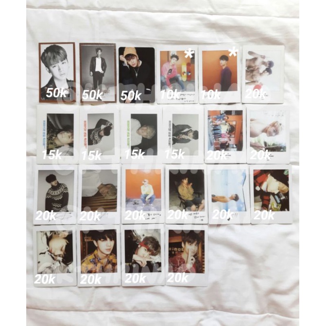 Pc Photocard Pola Polaroid iKON ikon B.I Hanbin Bobby June Junhoe Jinhwan Donghyuk Yunhyeong Chanwoo