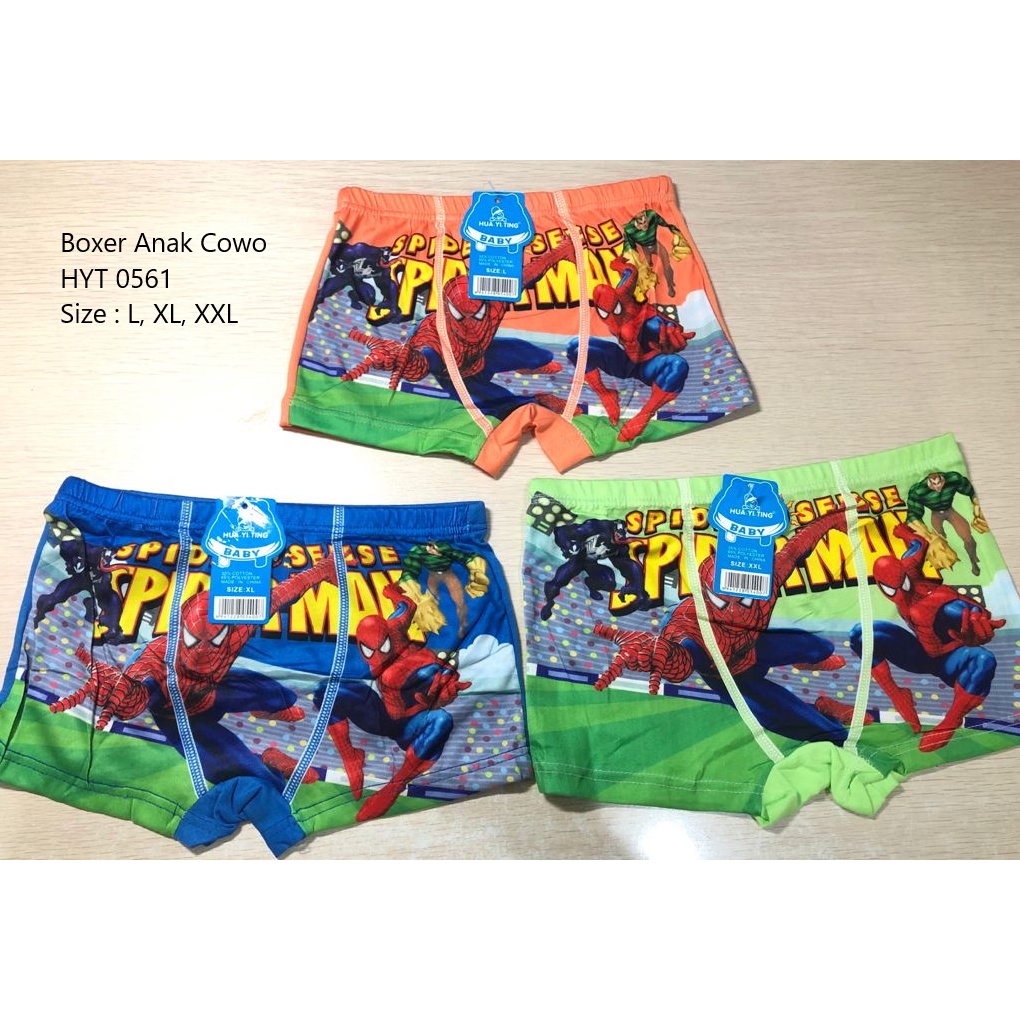 Boxer Anak Cowo / Celana Dalam Segi4 Anak Cowo