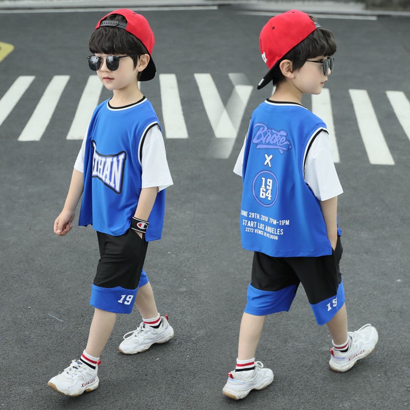 Setelan Anak Laki-laki Fethan Baju Anak Import Baju Olahraga Anak Ukuran 120-160 Usia 4-10 Thn