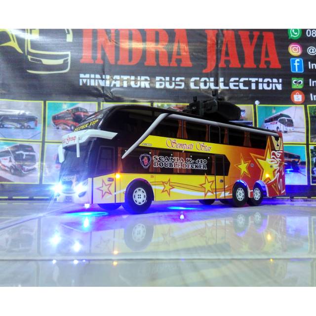 Miniatur Bus SEMPATI STAR SDD RADIO CONTROL