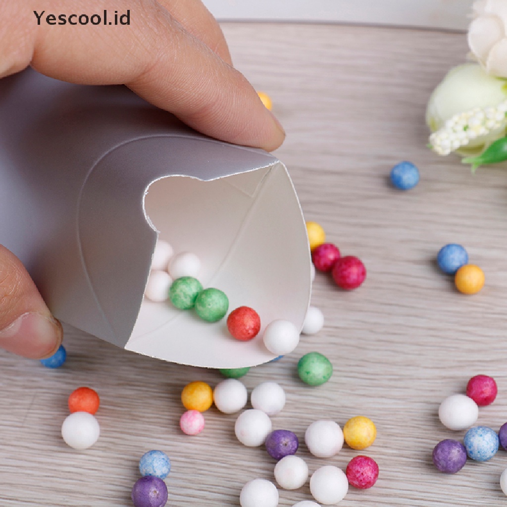 【Yescool】 50pcs craft paper bags pillow box gift cake bread candy wedding party favor bag .