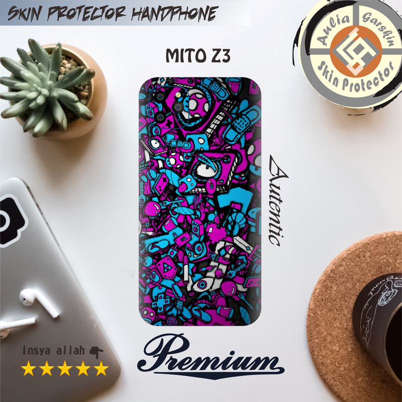 Garskin HP Mito Z3 Motif Doodle   - Free Custom Motif