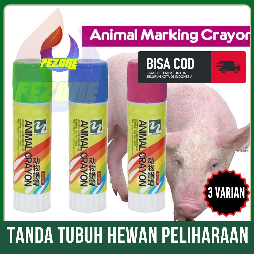 Aman dan Tidak Beracun Crayon Spidol untuk Tanda Tubuh Babi Sapi Hewan Maker Pen Alat Penanda Hewan FEZONE