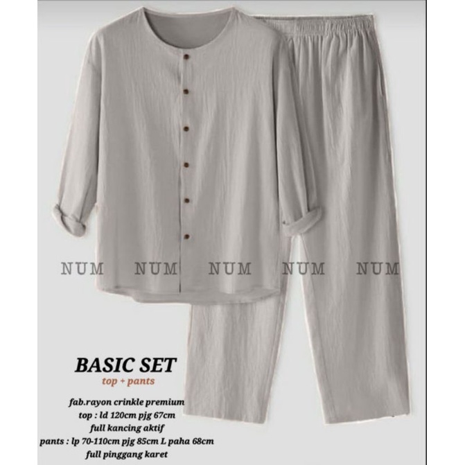 Basic set ( top + pants )