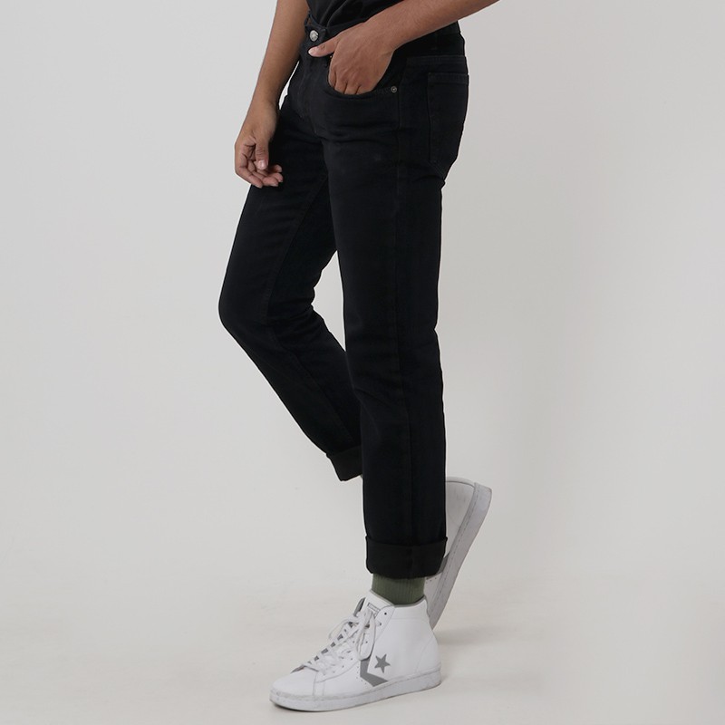 VEGAS BLACK Celana Panjang Jeans Denim Pria - Celana Jeans Bottom Man Long Pants Edwin Jeans-1
