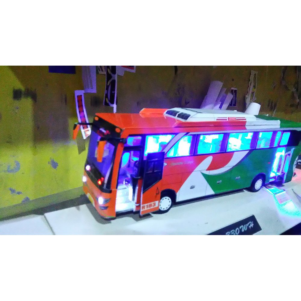 Miniatur Bus Remote Control Gapuraning Rahayu | Miniatur Bus Rc Murah | Miniatur Bus Lampu