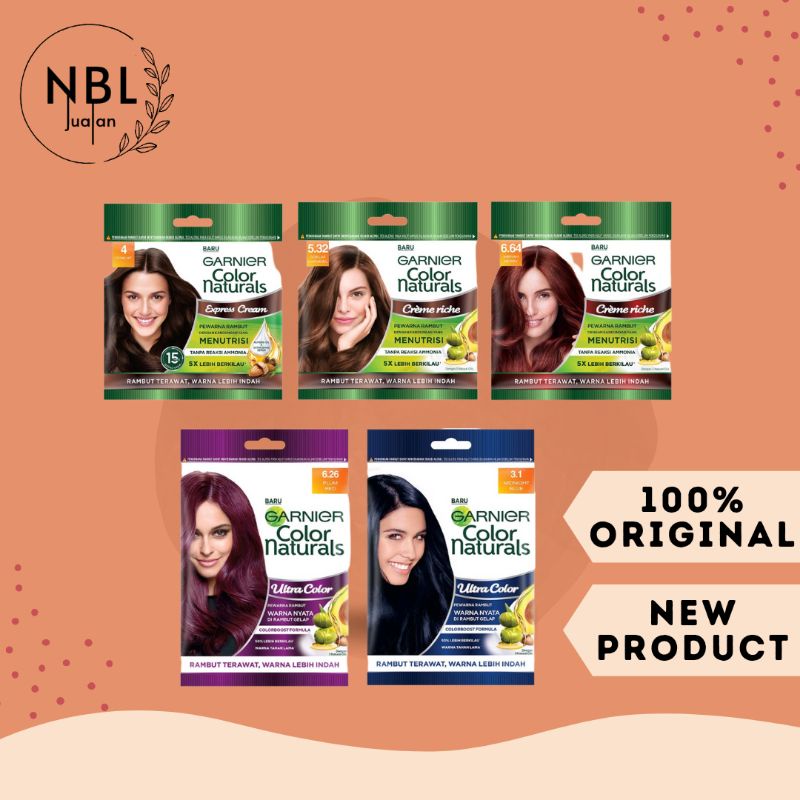 Jual Garnier Hair Color Naturals Coklat Coklat Caramel Midnight
