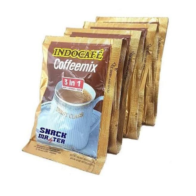 

Mall [PROMO GROSIR] Indocafe coffemix 3 in 1 Kopi Krimer Gula Mix [10 pcs / 1 renceng] terbaru