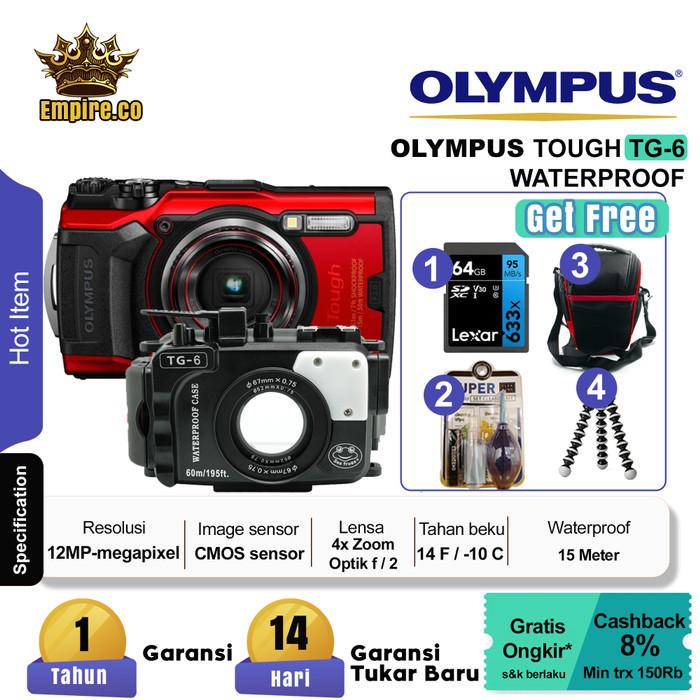 Underwater Camera Tg-6 with Housing Seafrogs Olympus Tg6 Sea Frogs